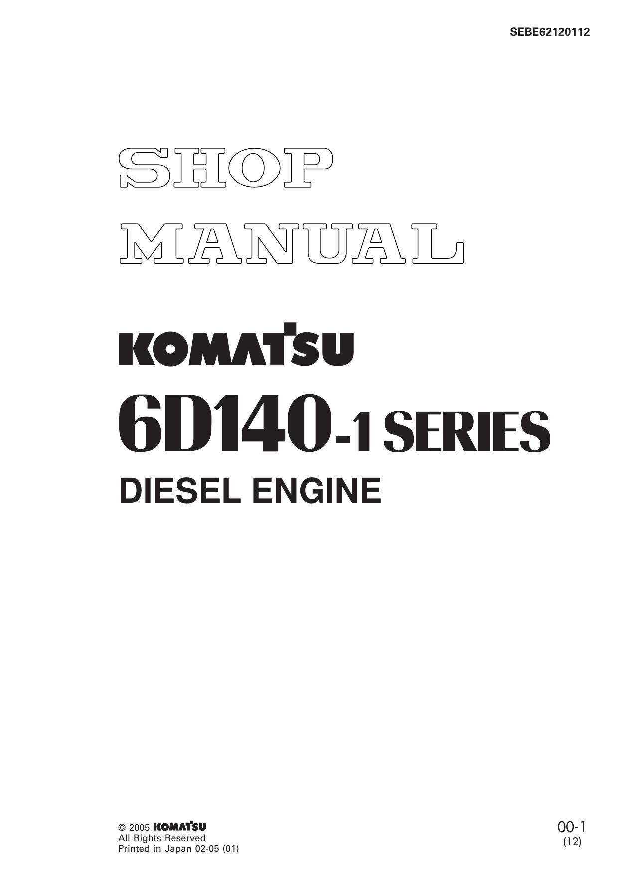 6D140-1 Shop Manual